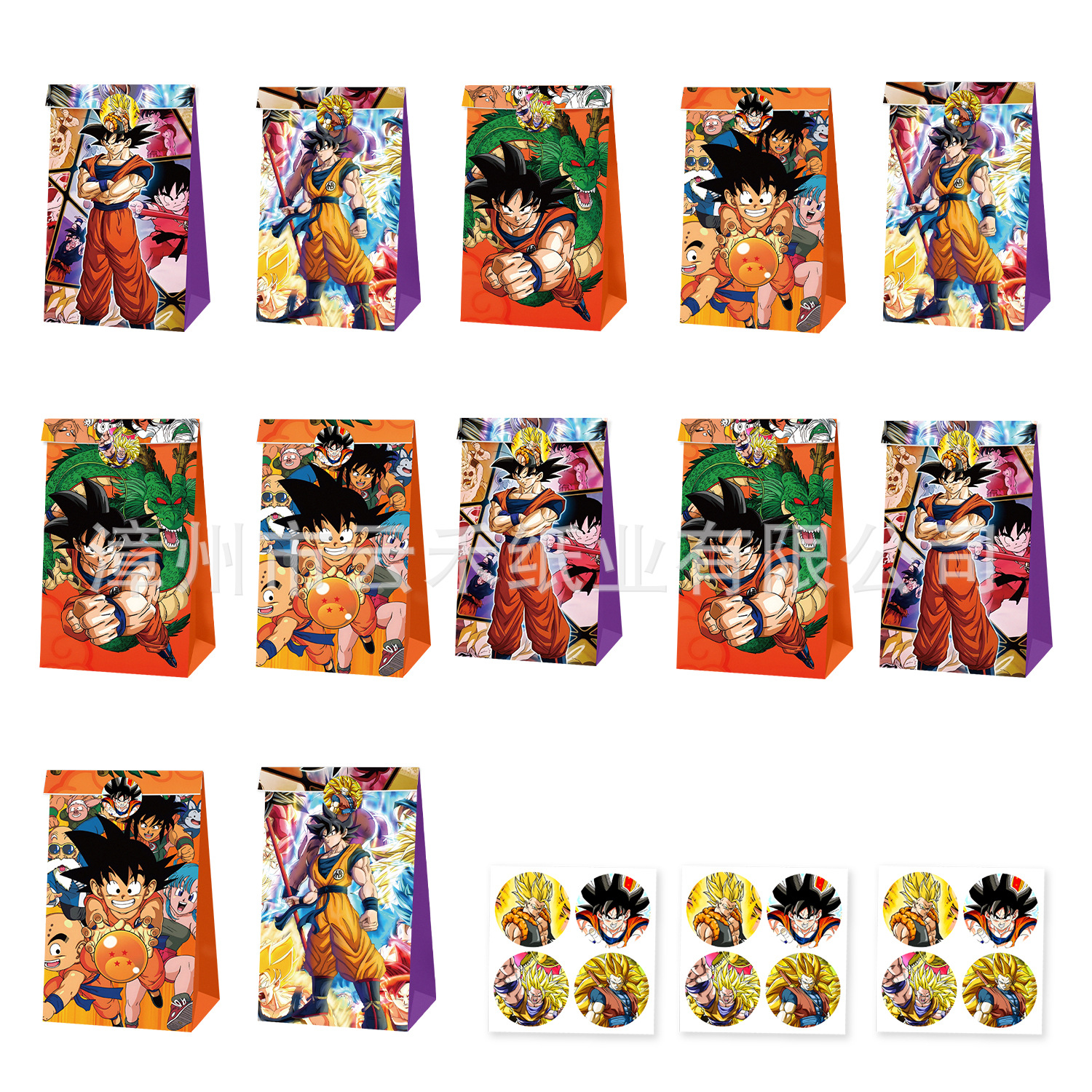Model Kit Bandai - 12/24pcs Set Dragon Ball Son Goku