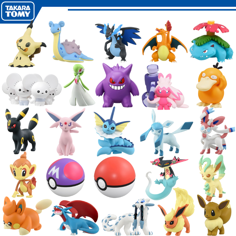 Model Kit Xerneas - Original TAKARA TOMY Pokemon Figure Toys