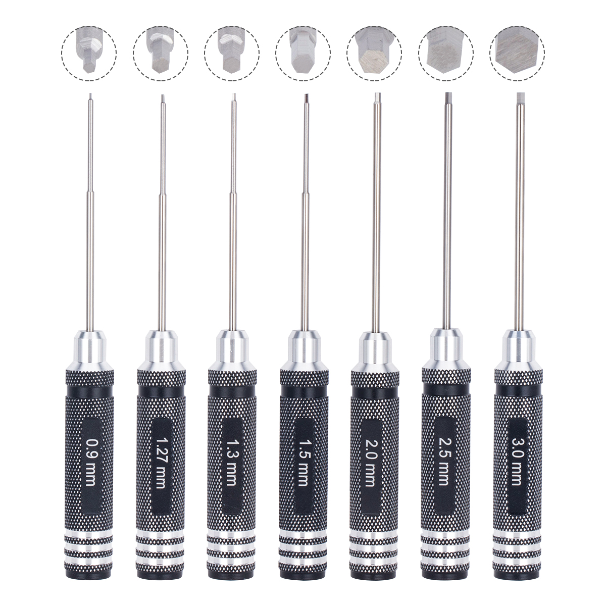 Model Kit Tool - 7 IN 1 Steel Hex Screwdriver