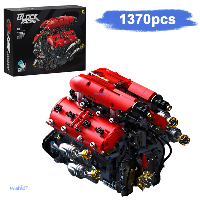 Model Kit Engine V8 - T5011 V8 Turbo Engine Model Electric