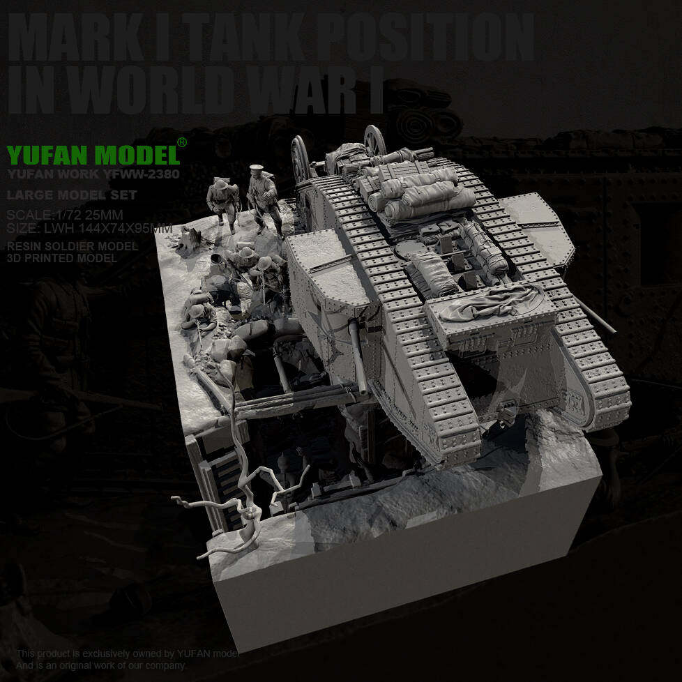 Model Kit Destroyer - YUFAN MODEL 1/72 Resin Soldier model