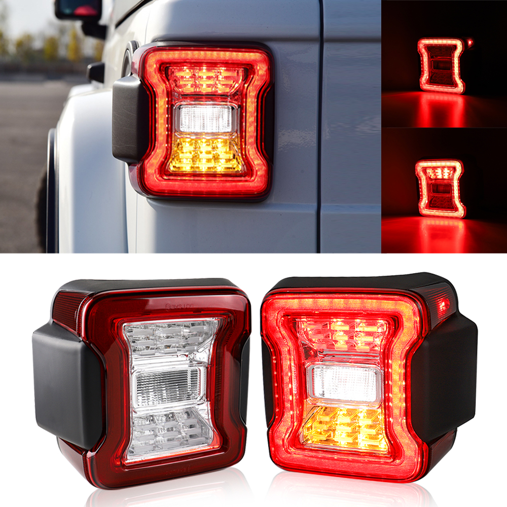 Model Kit Jeep - 2x Car LED Tail Lights for