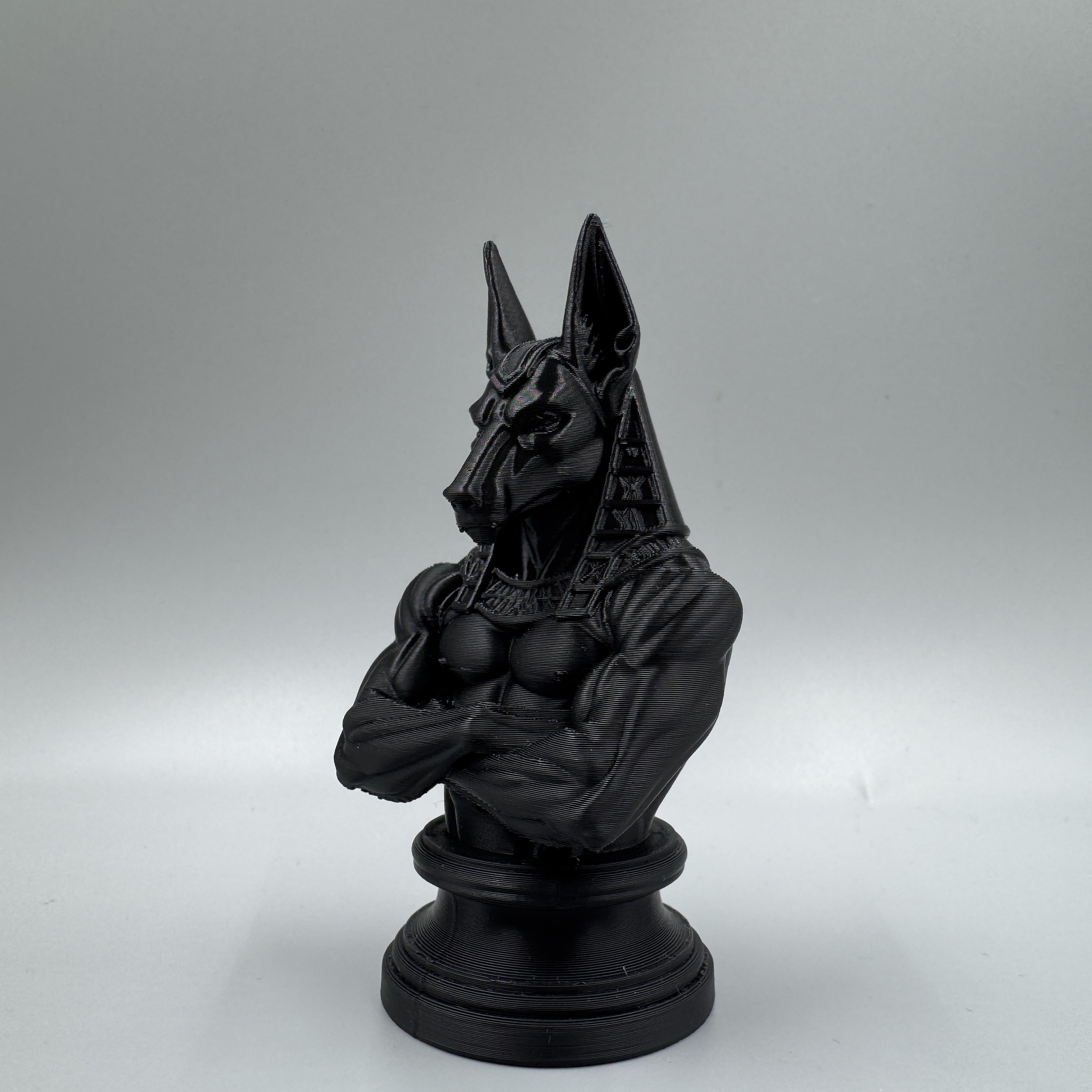 Anubis Bust Figurine 3D Printe - Model Kit Anubis avaliação e preço