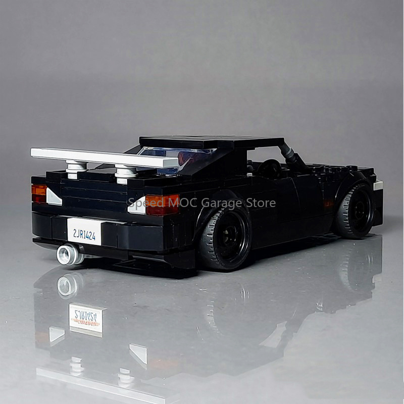 MOC Black 1990s JDM Sports Car - Model Kit Jdm avaliação e preço