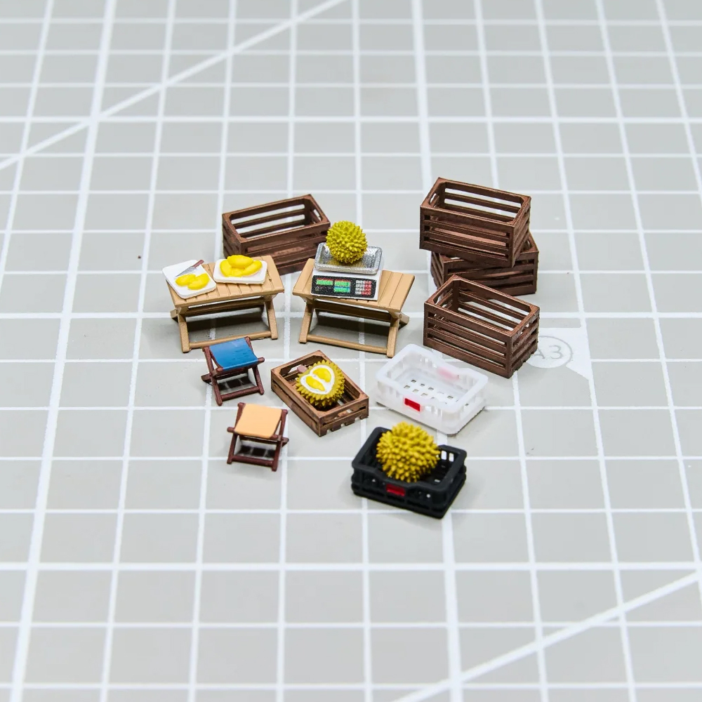 Kicarmod 1/64 Fruit Stand Mode - Model Kit Toy avaliação e preço