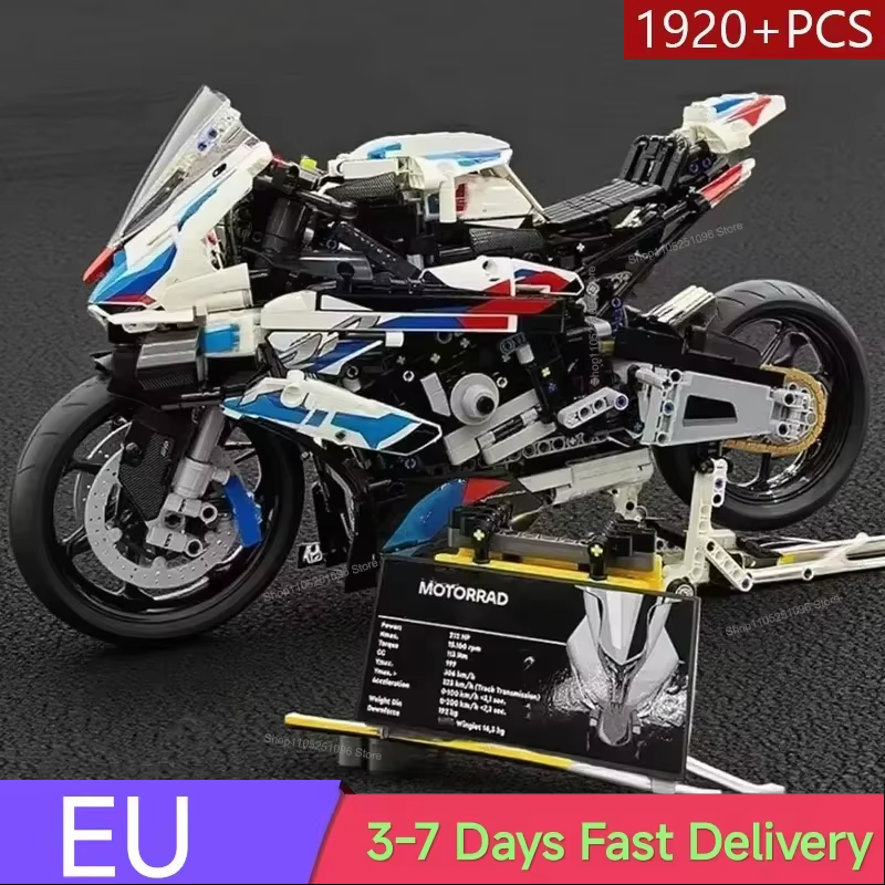 1920pcs Motorcycle Building Bo - Model Kit Anubis avaliação e preço