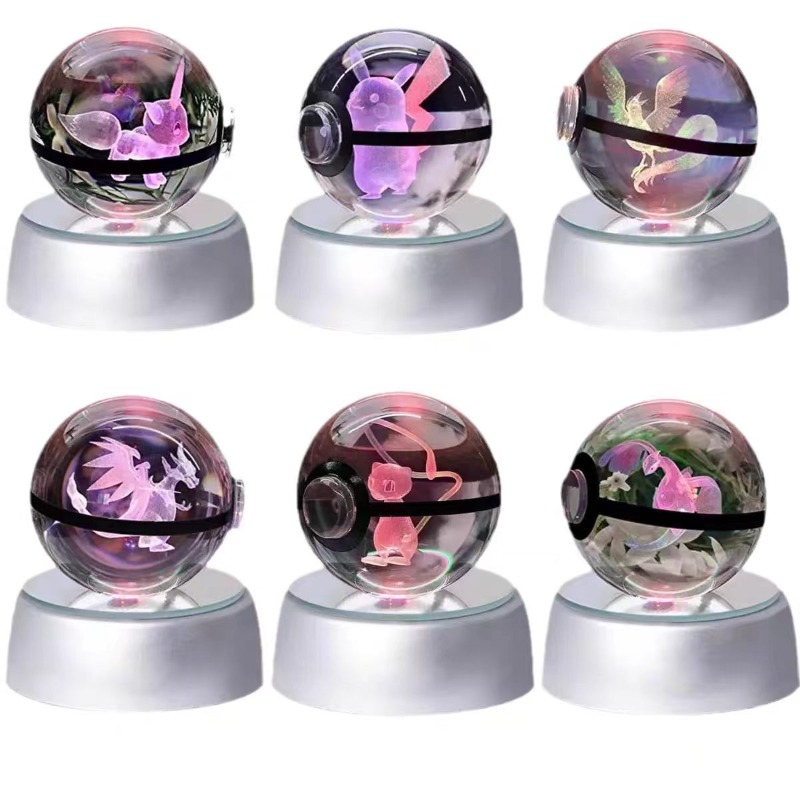 3D Pokemon Crystal Ball Mewtwo - Model Figure Base avaliação e preço