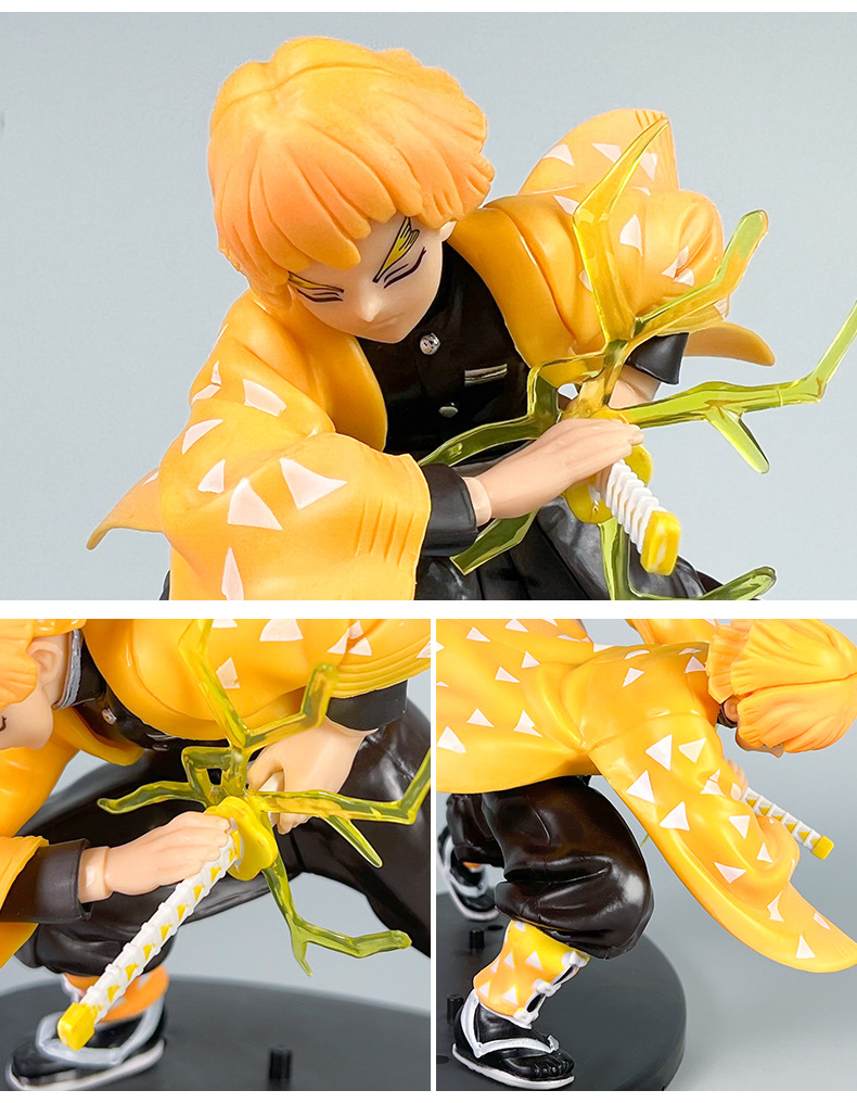 Anime Demon Slayer PVC Figures - Model Kit Zenitsu avaliação e preço