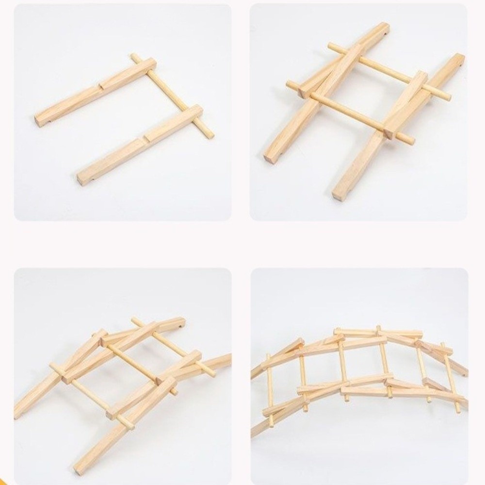 Bailey Bridge Wooden Puzzle DI - Model Kit Instructions avaliação e preço