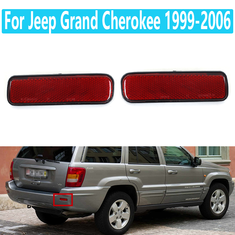 Car Rear Bumper Reflector Brak - Model Kit Jeep avaliação e preço
