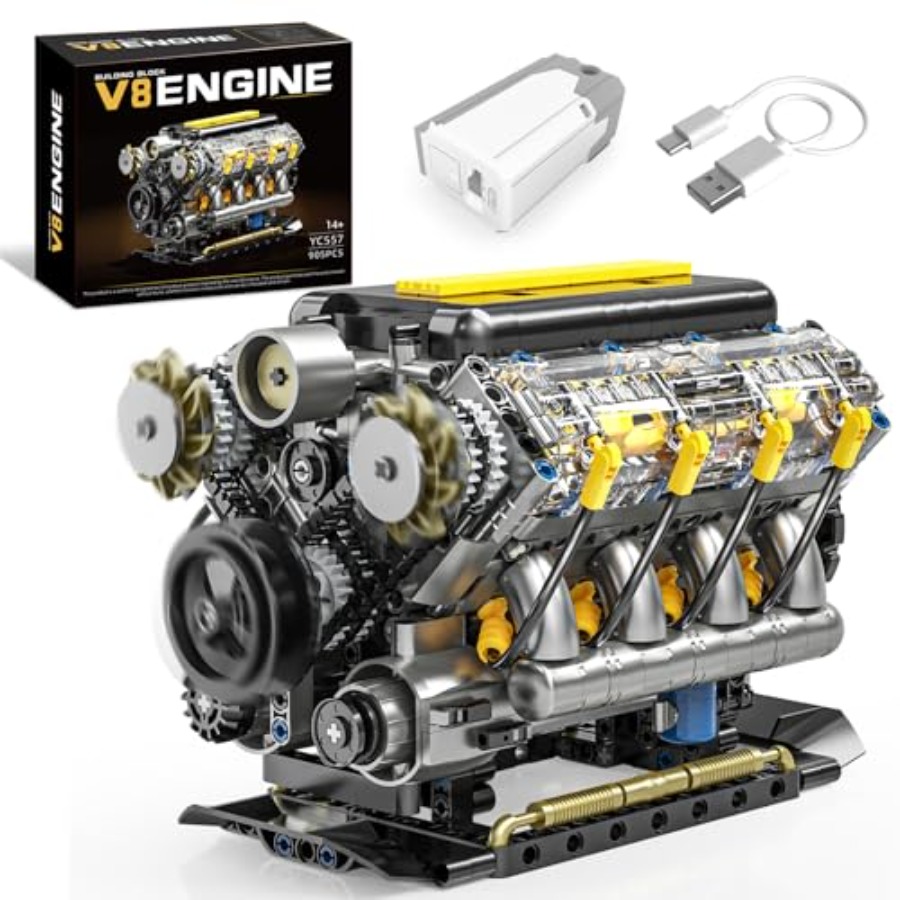 V8 Engine Model Kit that Runs, - Model Kit Engine V8 avaliação e preço