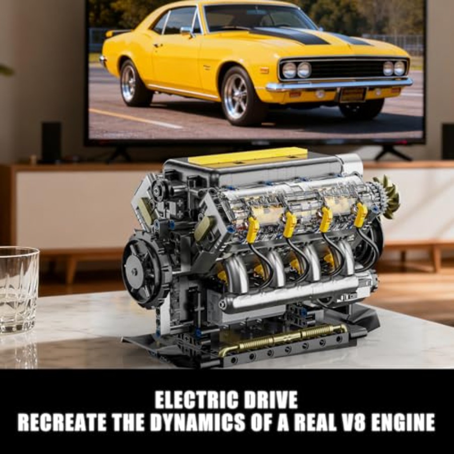V8 Engine Model Kit that Runs, - Model Kit Engine V8 avaliação e preço