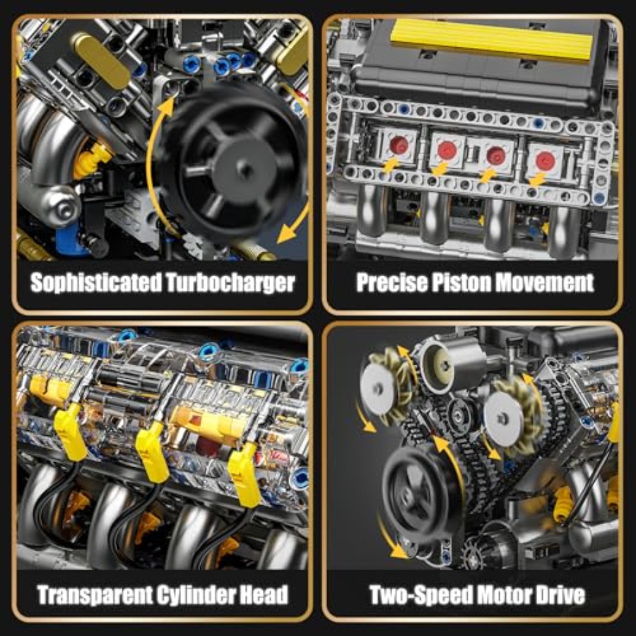V8 Engine Model Kit that Runs, - Model Kit Engine V8 avaliação e preço