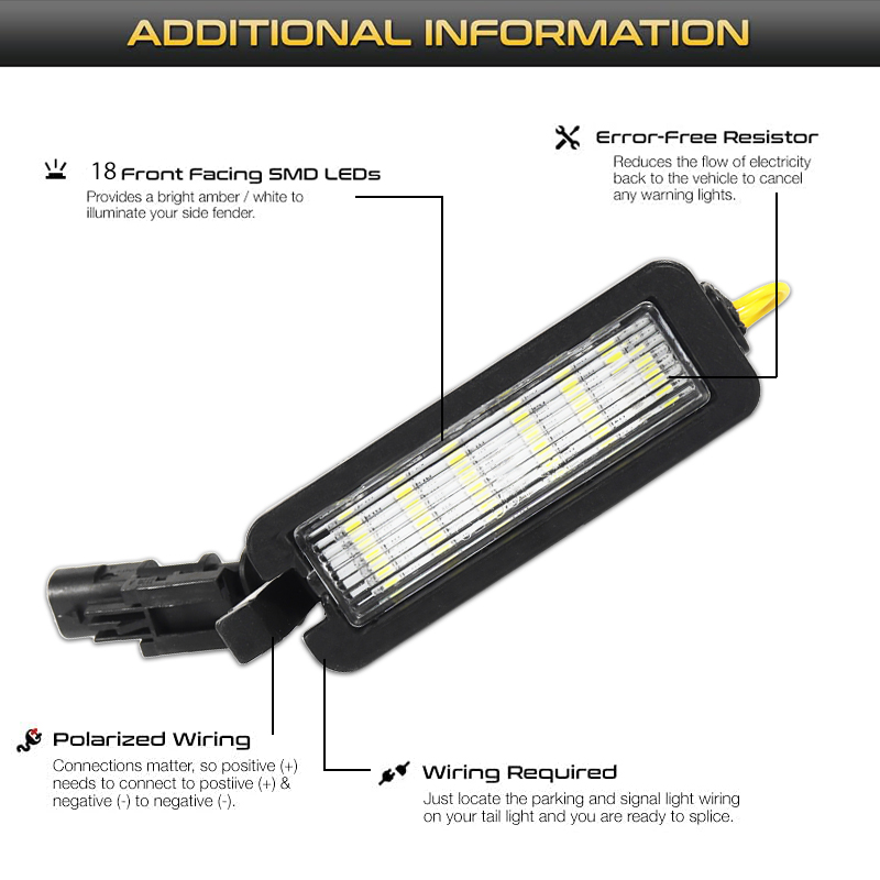 LED License Plate Tag Light La - Model Kit Jeep avaliação e preço