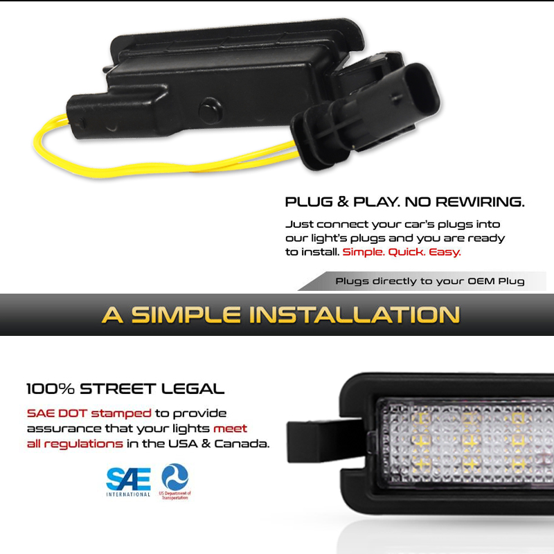 LED License Plate Tag Light La - Model Kit Jeep avaliação e preço