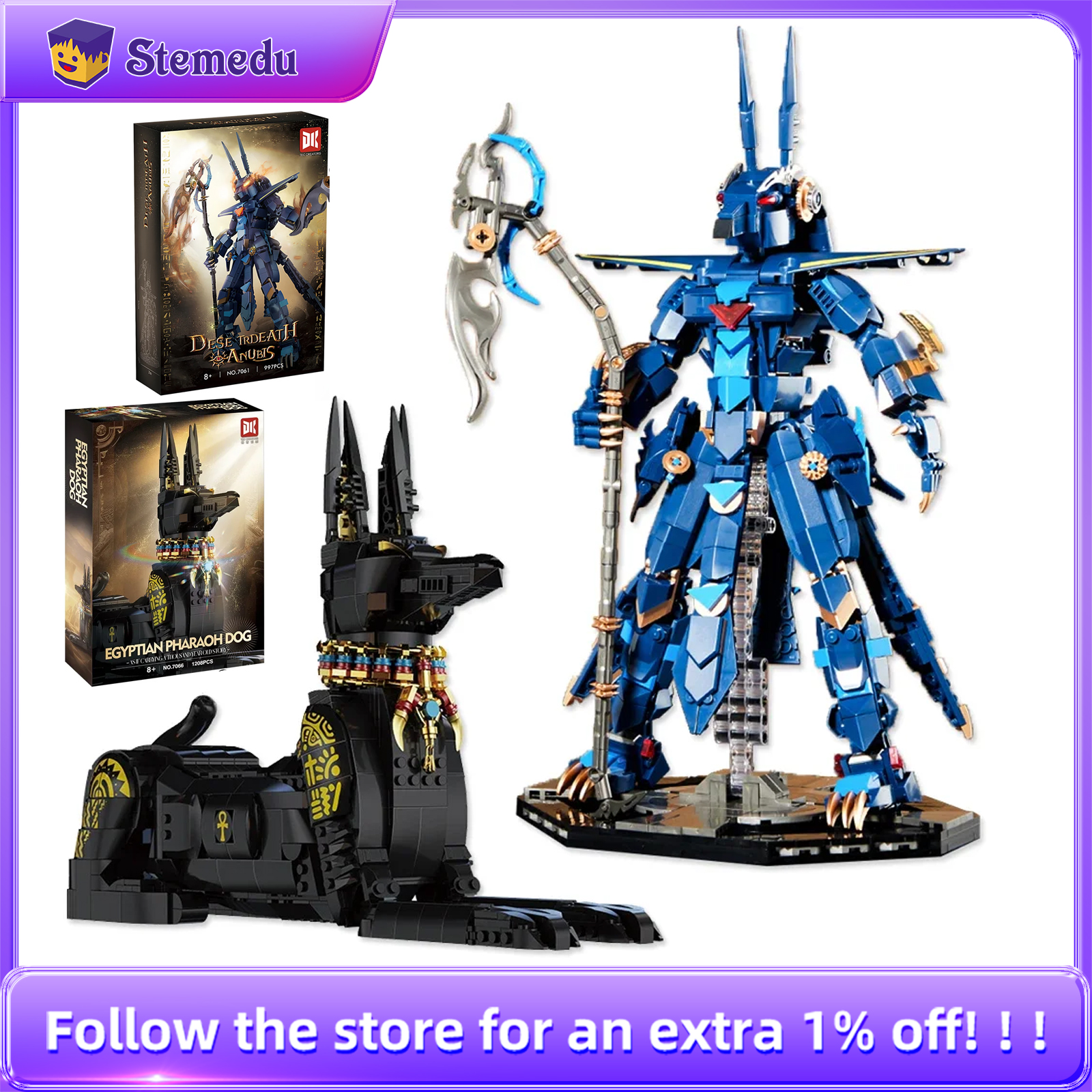 Egyptian Anubis Building Kit - - Model Kit Anubis avaliação e preço