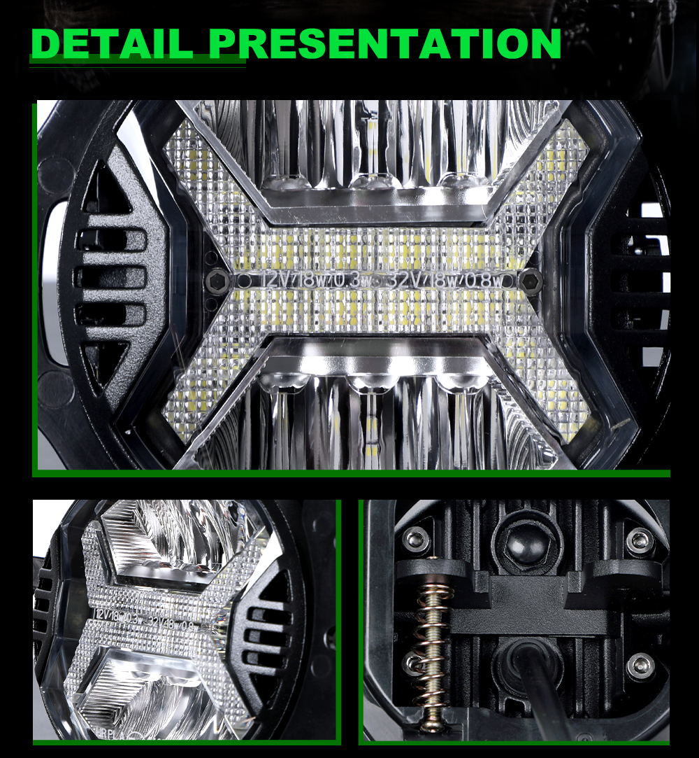 1 Pair 60W 4 Inch LED Fog Ligh - Model Kit Jeep avaliação e preço