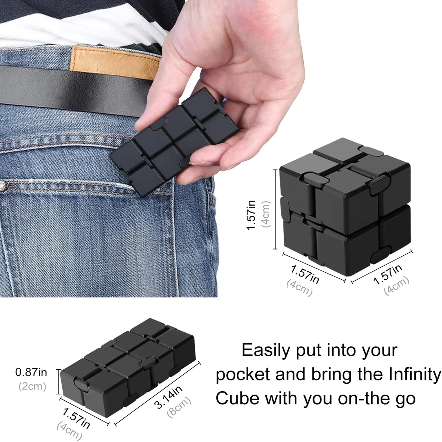 Alloy & Plastic Infinity Cube  - Model Kit Infinite Dimension avaliação e preço