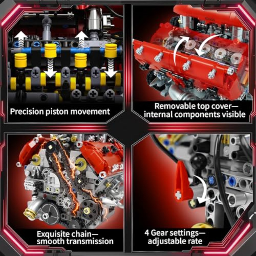 V8 Engine Model Kit for Desk D - Model Kit V8 avaliação e preço