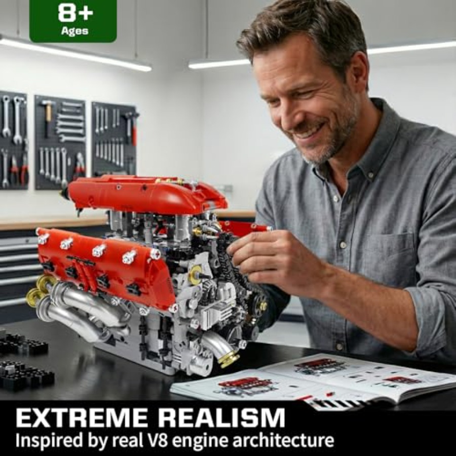 V8 Engine Model Kit for Desk D - Model Kit V8 avaliação e preço