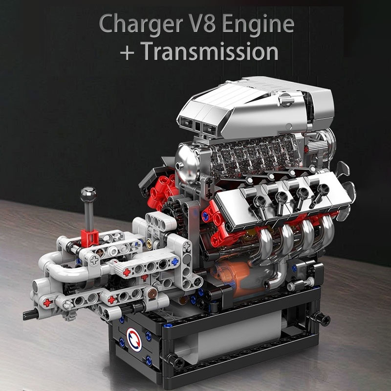 10225 High-Torque Vehicle V8 E - Model Kit Engine V8 avaliação e preço