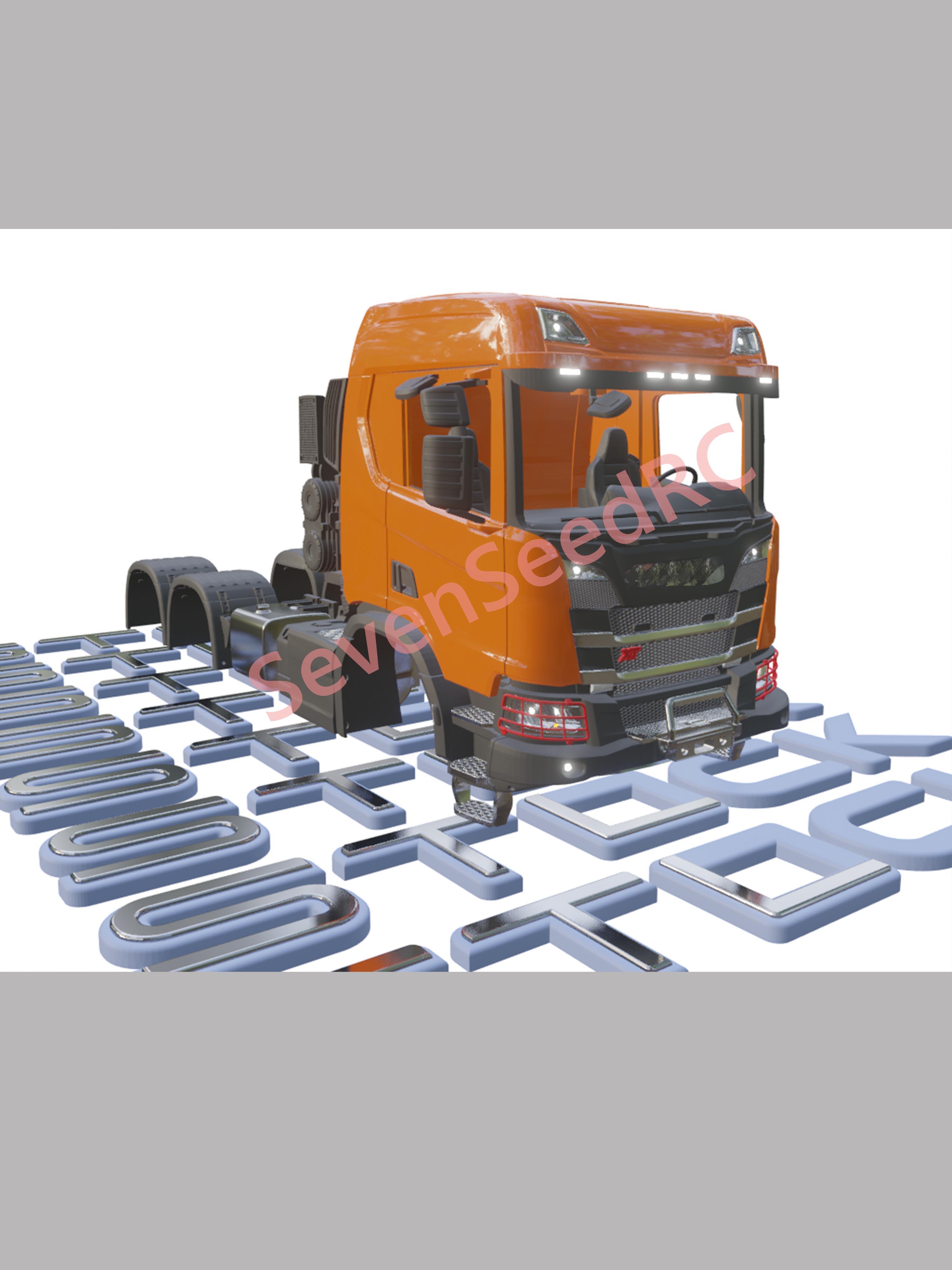3d Printed Truck KIT SCANI XT  - Model Kit Jdm avaliação e preço