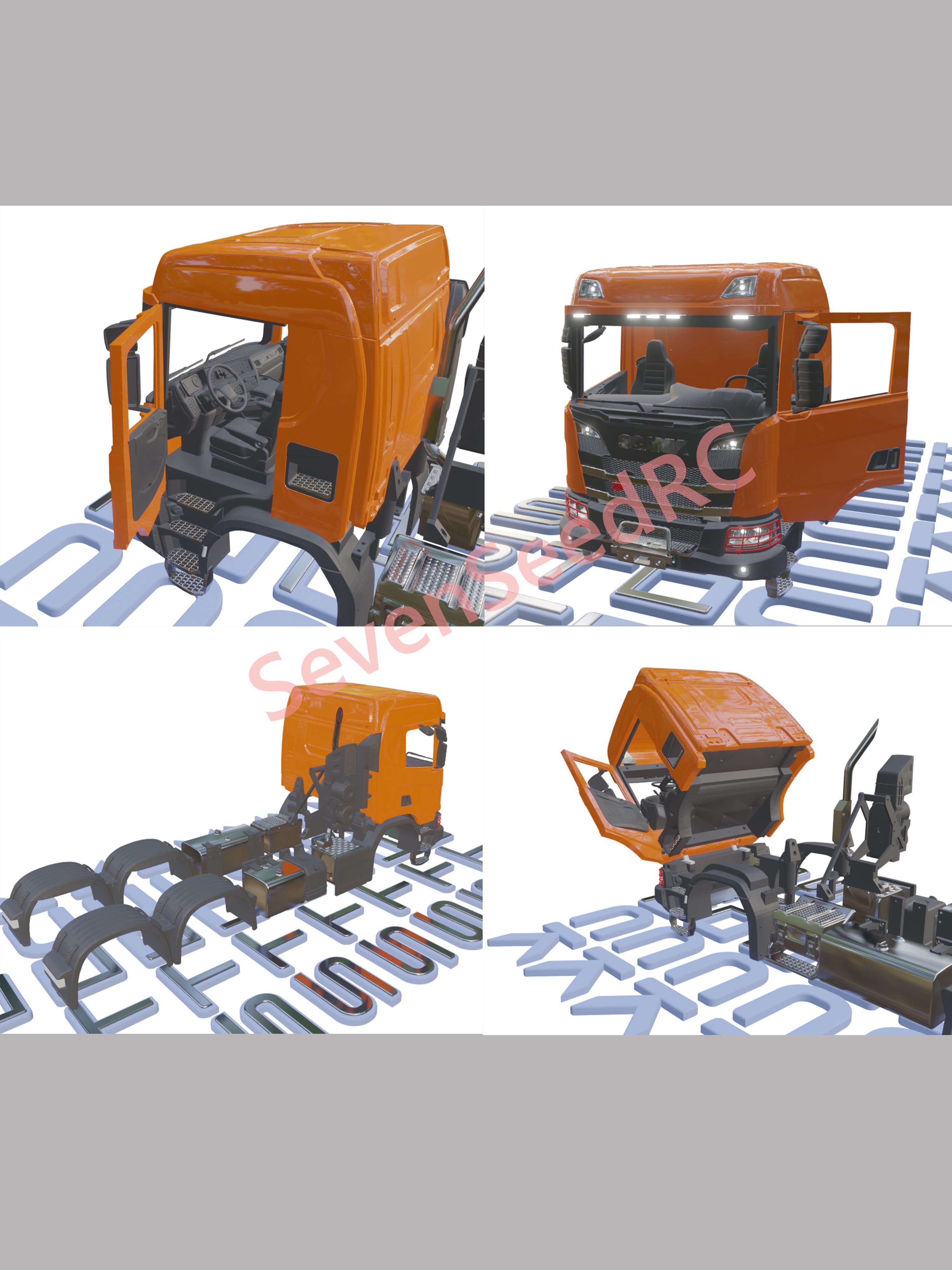 3d Printed Truck KIT SCANI XT  - Model Kit Jdm avaliação e preço