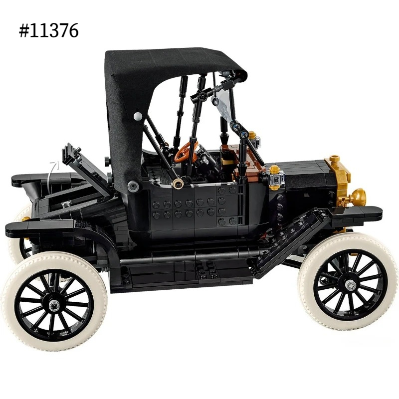 1060pcs Vintage Model T Car 11 - Model Kit Vintage avaliação e preço