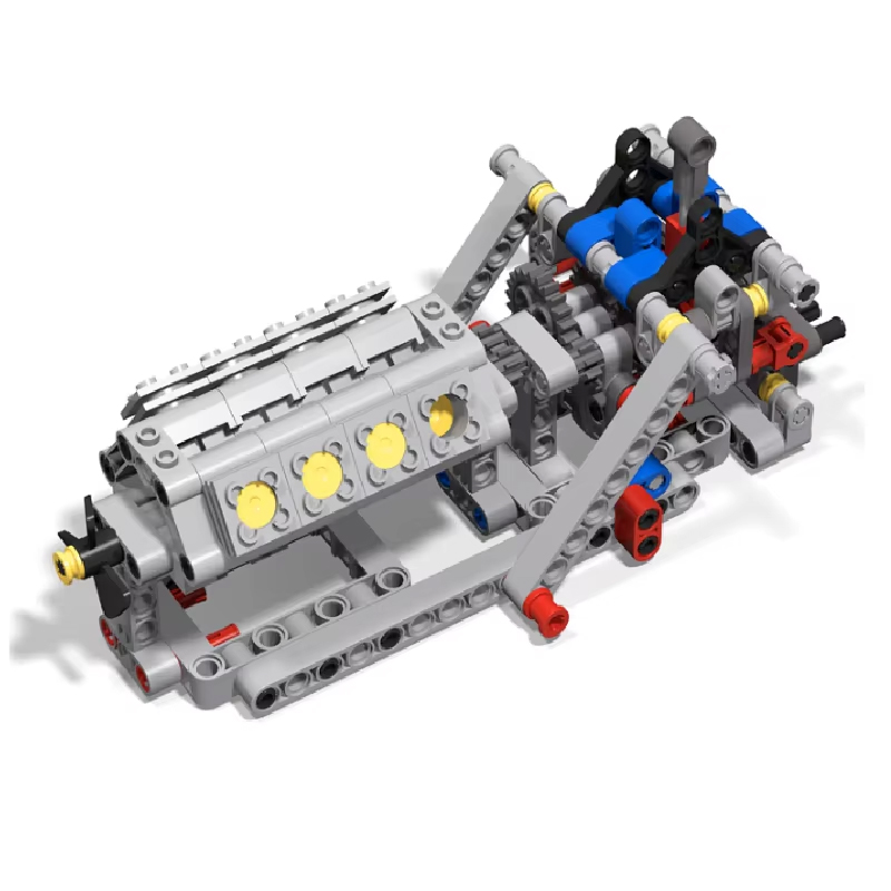 4-Speed Gearbox + V8 Engine Mo - Model Kit Engine V8 avaliação e preço