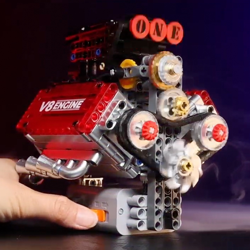 V8 Engine Motorized Simulation - Model Kit Engine V8 avaliação e preço