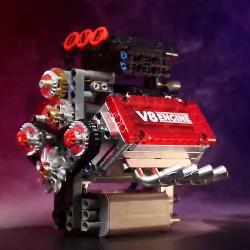 V8 Engine Motorized Simulation - Model Kit Engine V8 avaliação e preço