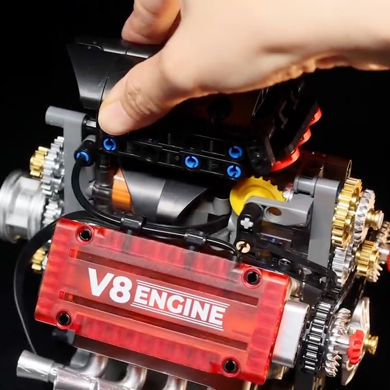 V8 Engine Motorized Simulation - Model Kit Engine V8 avaliação e preço