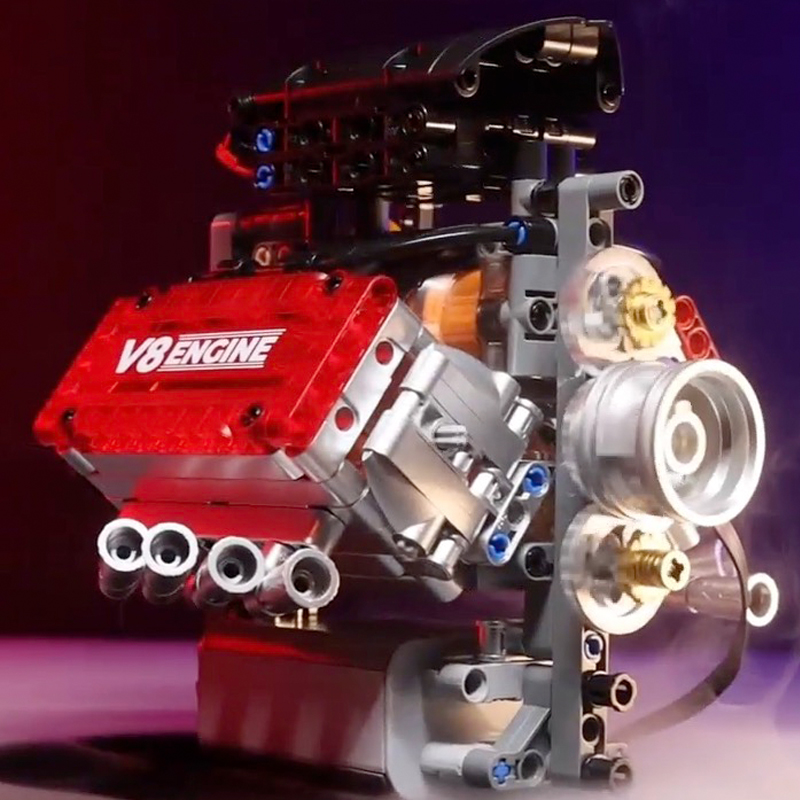 V8 Engine Motorized Simulation - Model Kit Engine V8 avaliação e preço