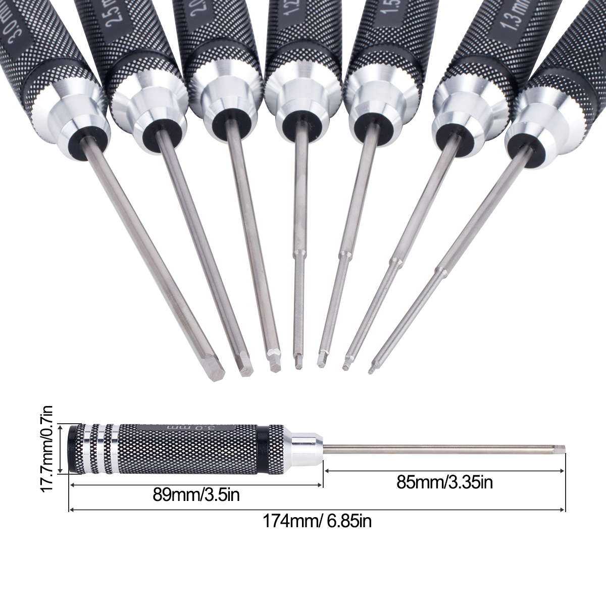 7 IN 1 Steel Hex Screwdriver S - Model Kit Tool avaliação e preço