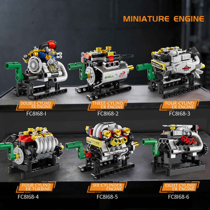 Mini Engine 2/3/4/6/8 Cylinder - Model Kit Toy avaliação e preço
