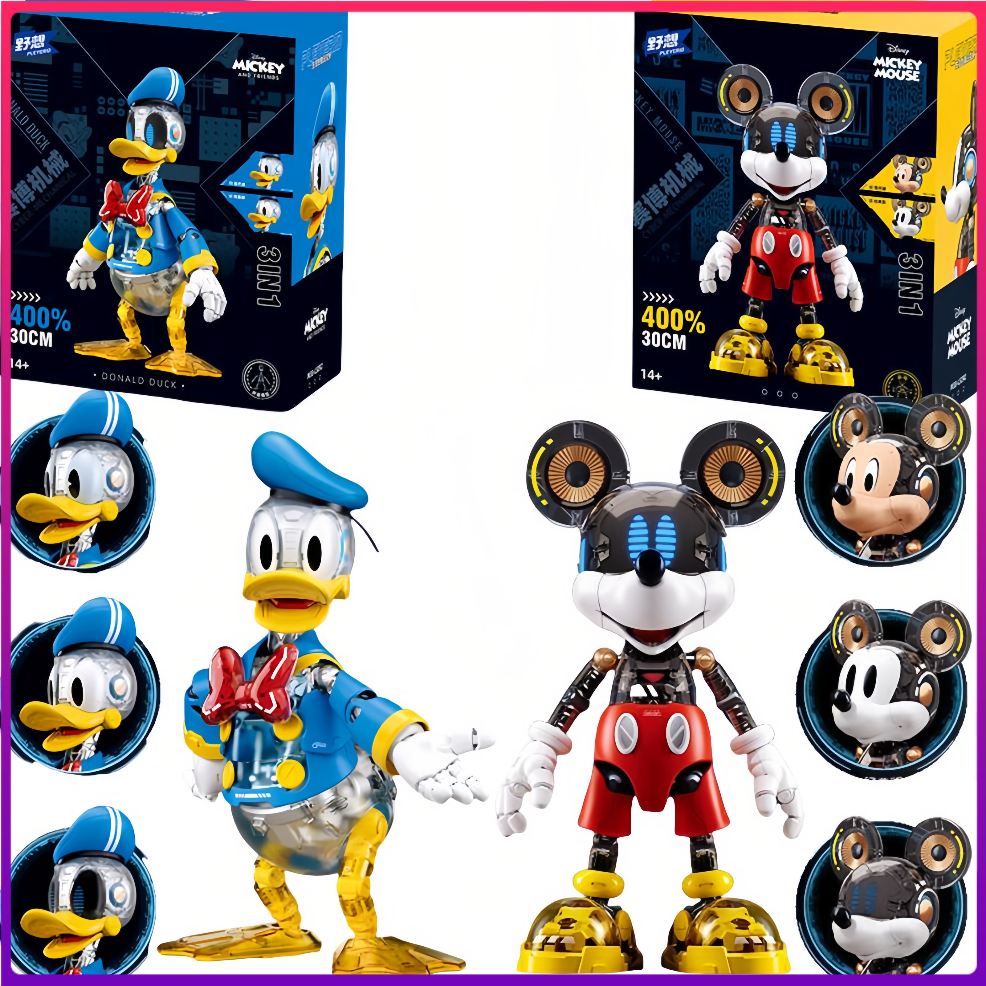 Anime Character Cyber Mickey D - Model Kit Toy avaliação e preço