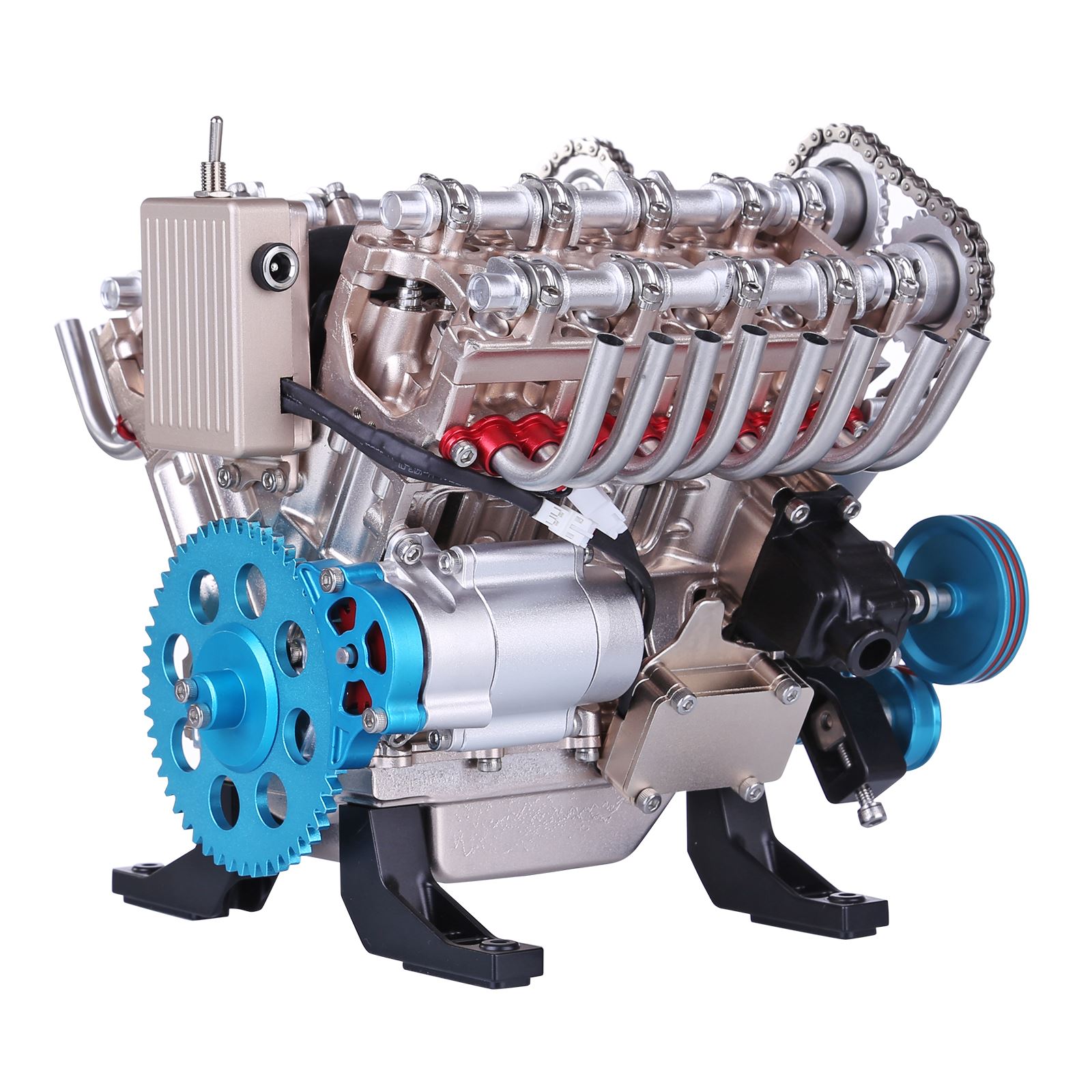 500+Pcs DIY V8 Engine Model Me - Model Kit Engine V8 avaliação e preço