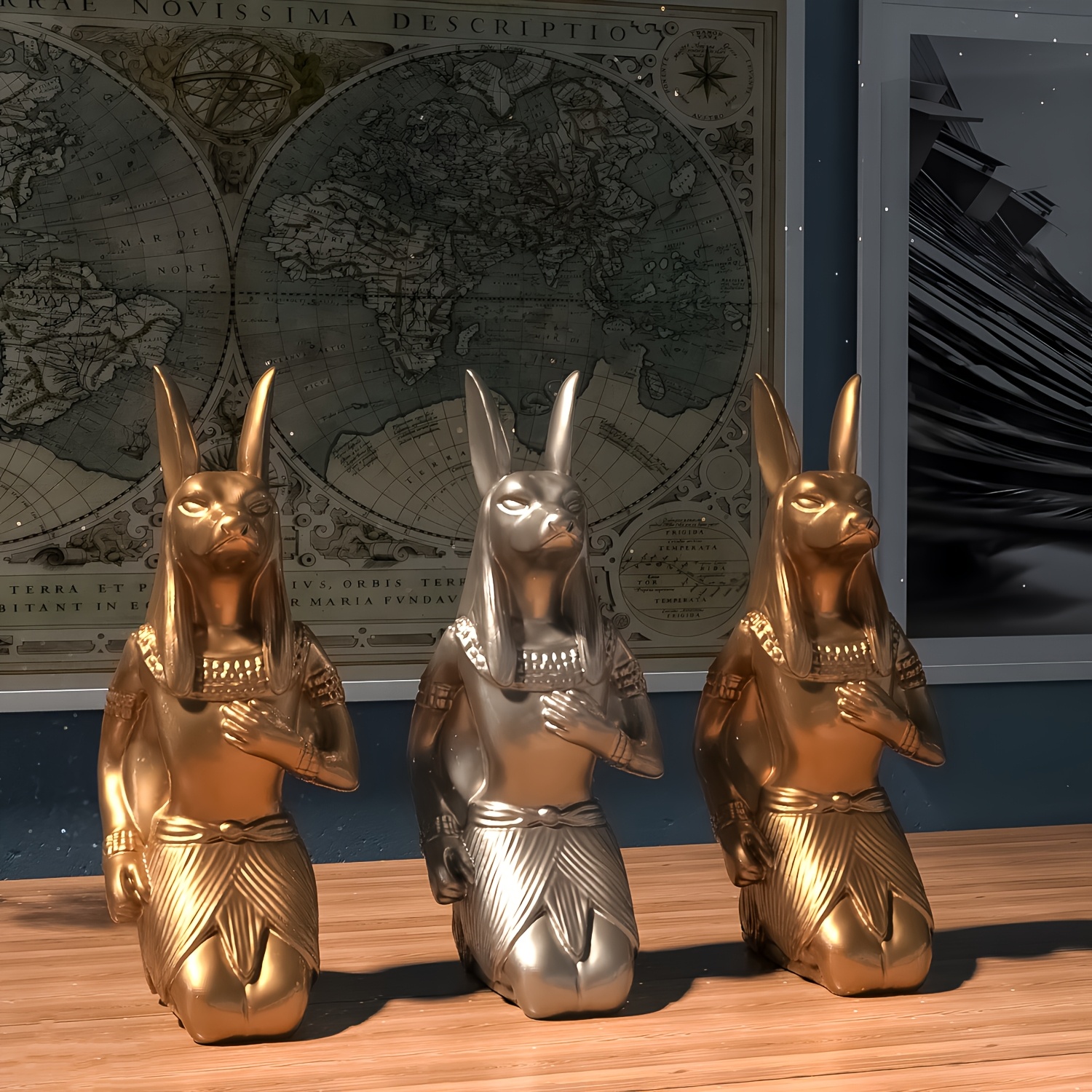 1/2pcsSilicone Mold for Egypti - Model Kit Anubis avaliação e preço