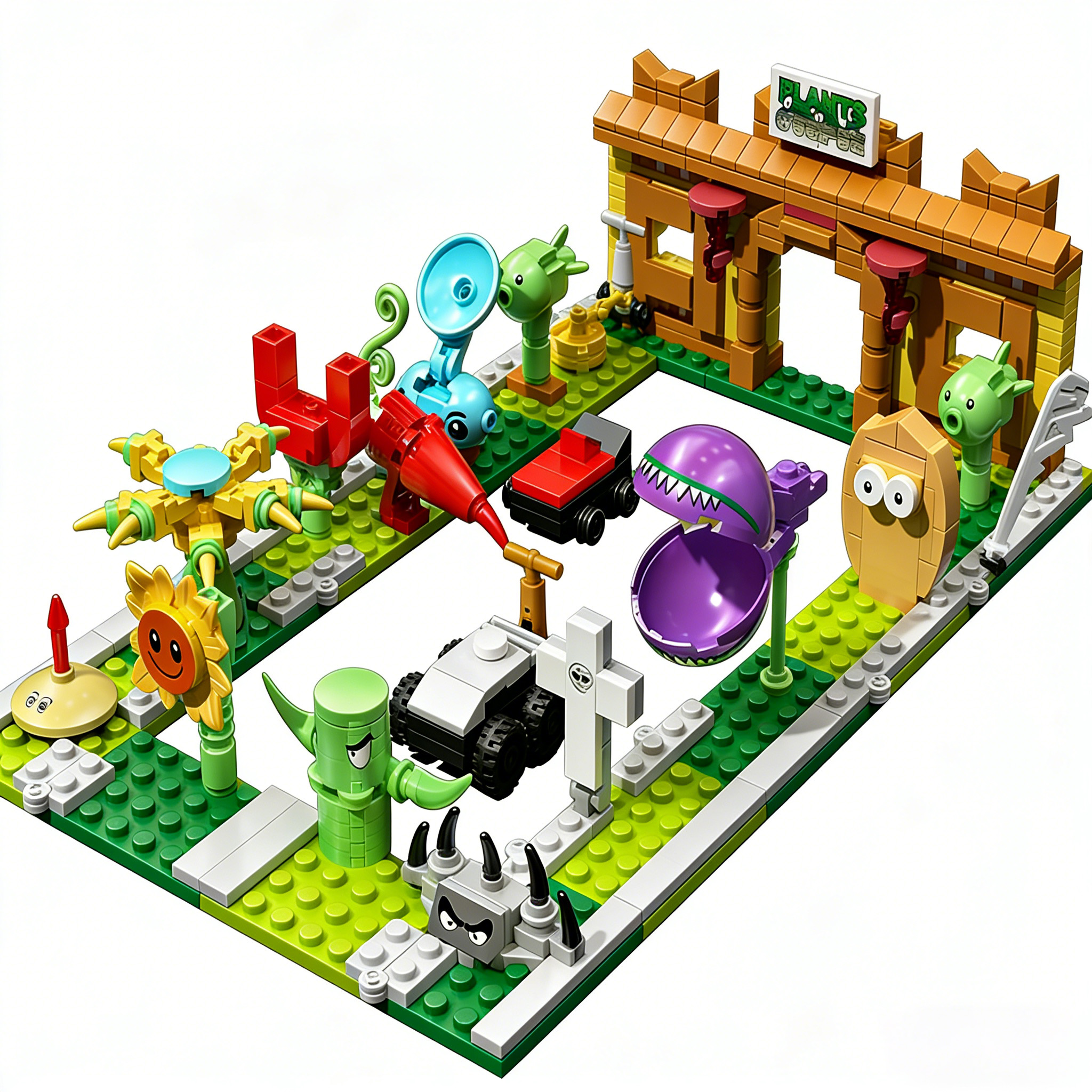Plants vs. Zombies Battle of t - Model Kit Vs Figure avaliação e preço