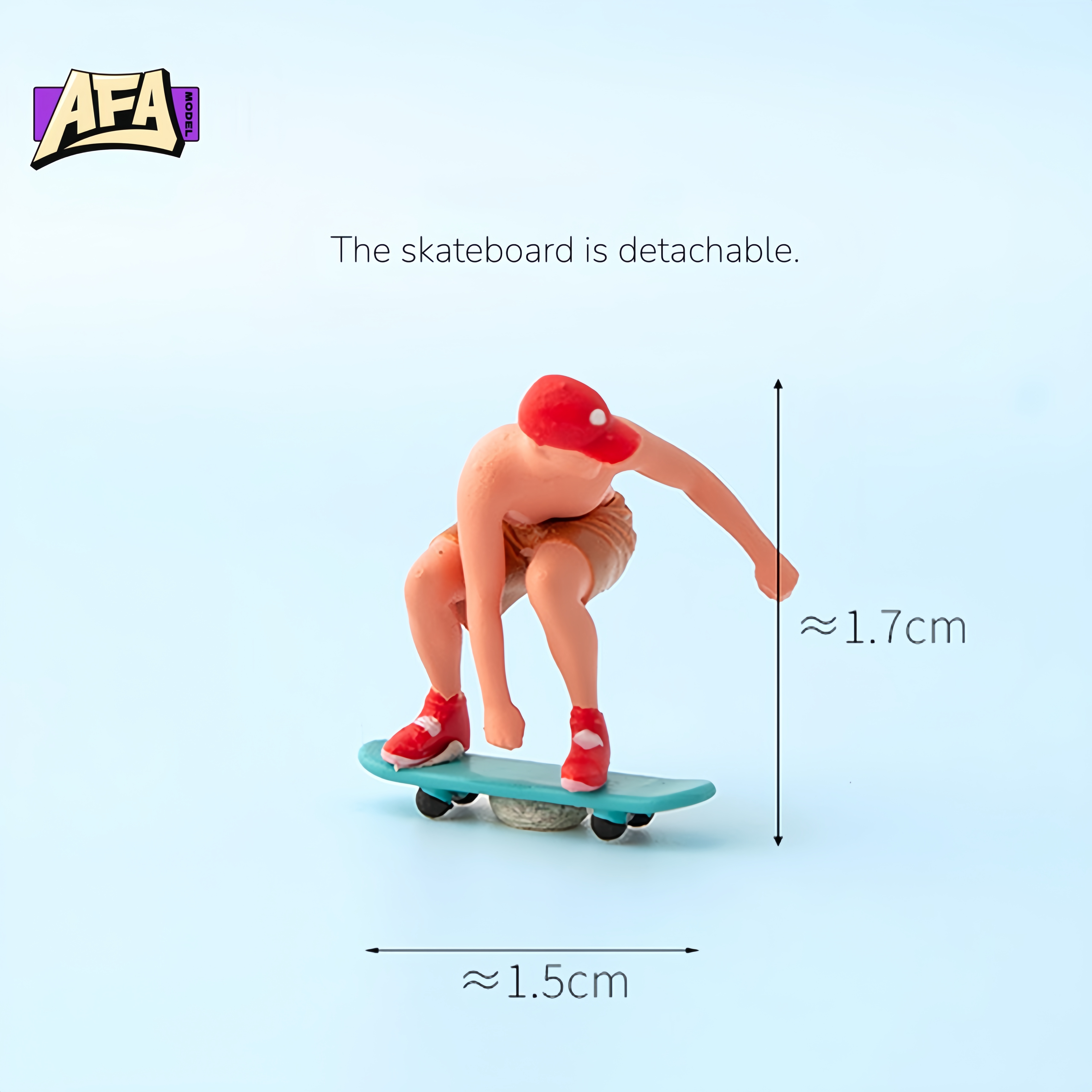 1 64 resin diorama skate Minia - Model Kit Toy avaliação e preço