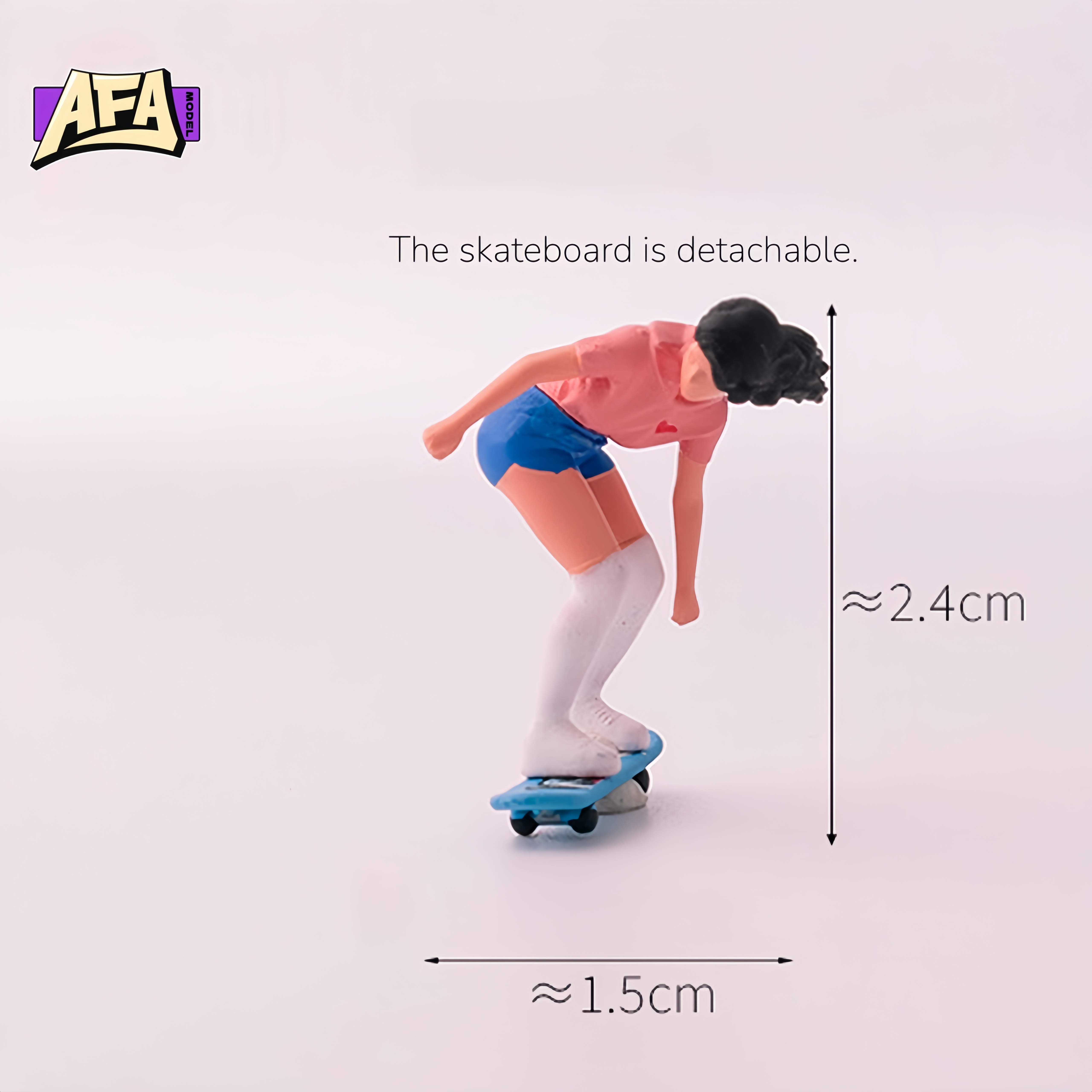 1 64 resin diorama skate Minia - Model Kit Toy avaliação e preço