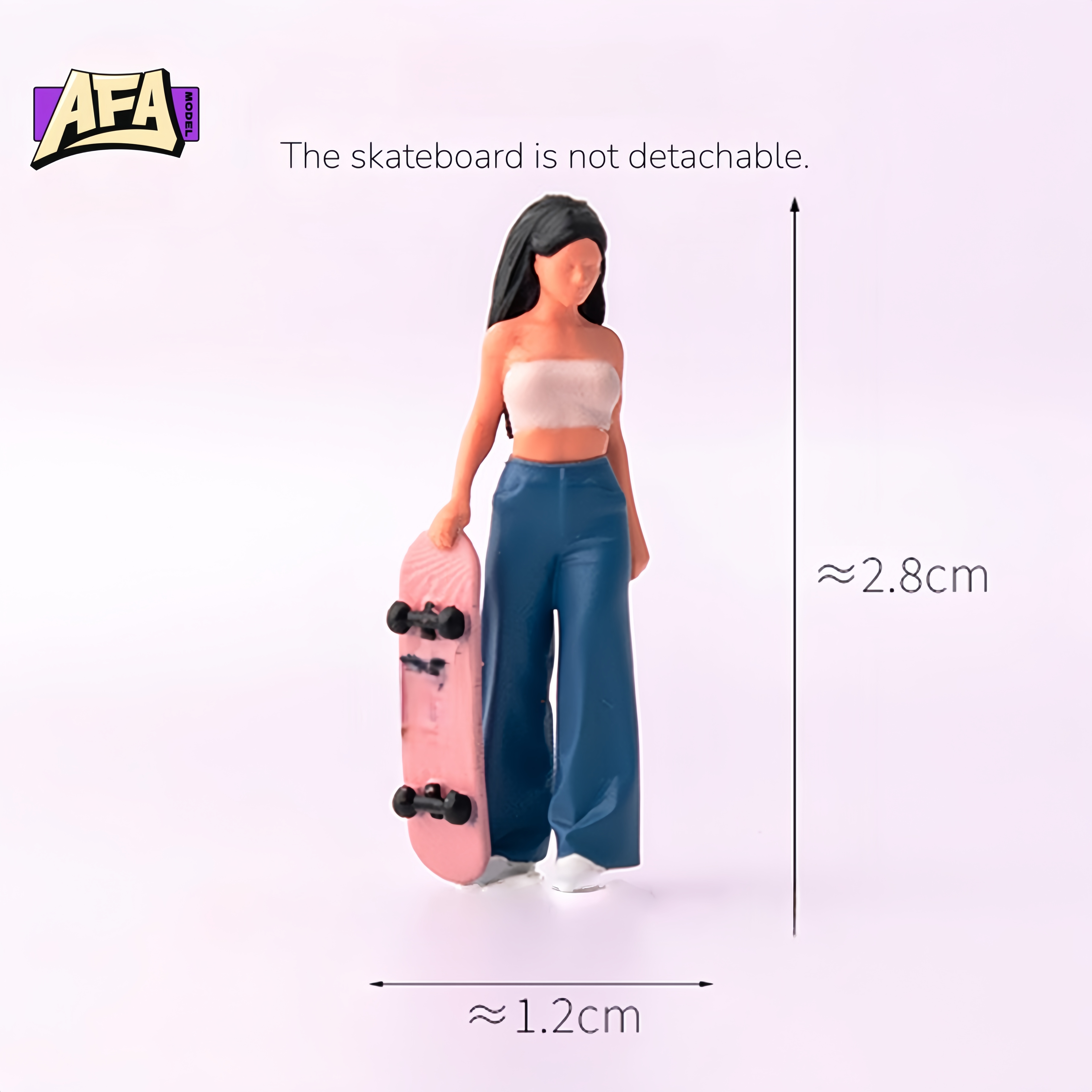 1 64 resin diorama skate Minia - Model Kit Toy avaliação e preço