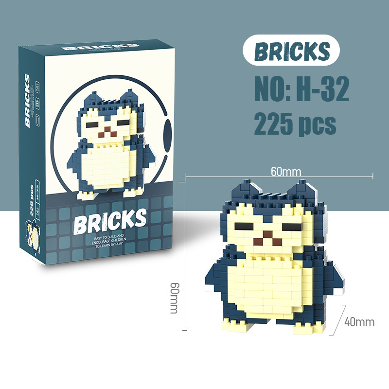Pokemon Micro Building Blocks  - Model Kit Toy avaliação e preço