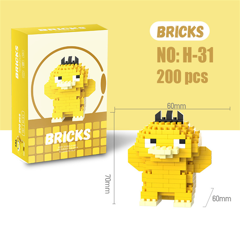 Pokemon Micro Building Blocks  - Model Kit Toy avaliação e preço