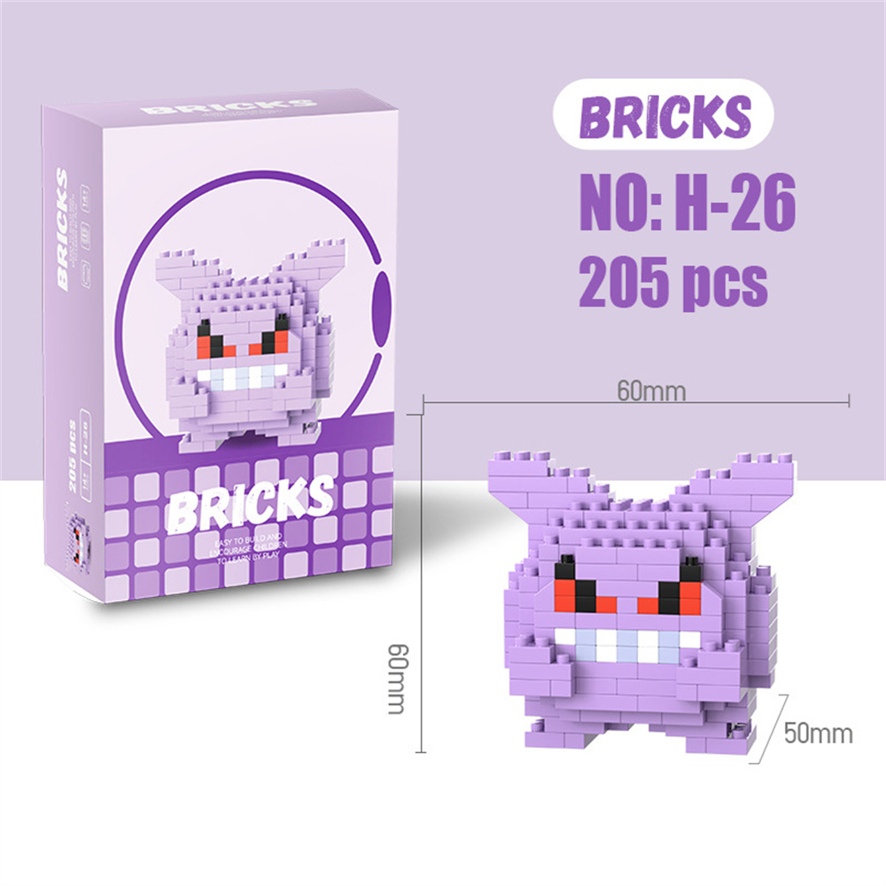 Pokemon Micro Building Blocks  - Model Kit Toy avaliação e preço
