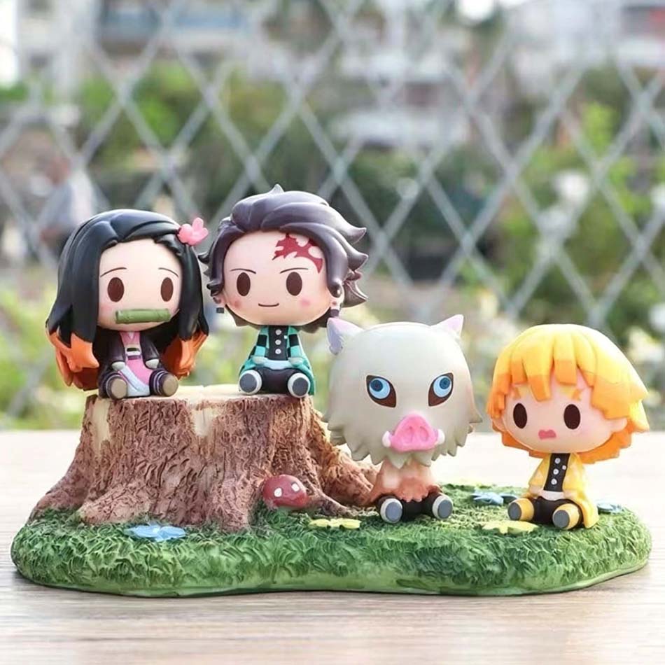 4Pcs/Set Demon Slayer Kamado T - Model Kit Zenitsu avaliação e preço