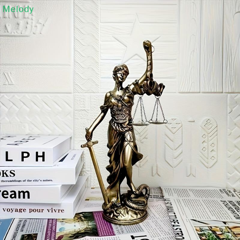 Antique Brass Lady Justice Sta - Model Kit Judge avaliação e preço