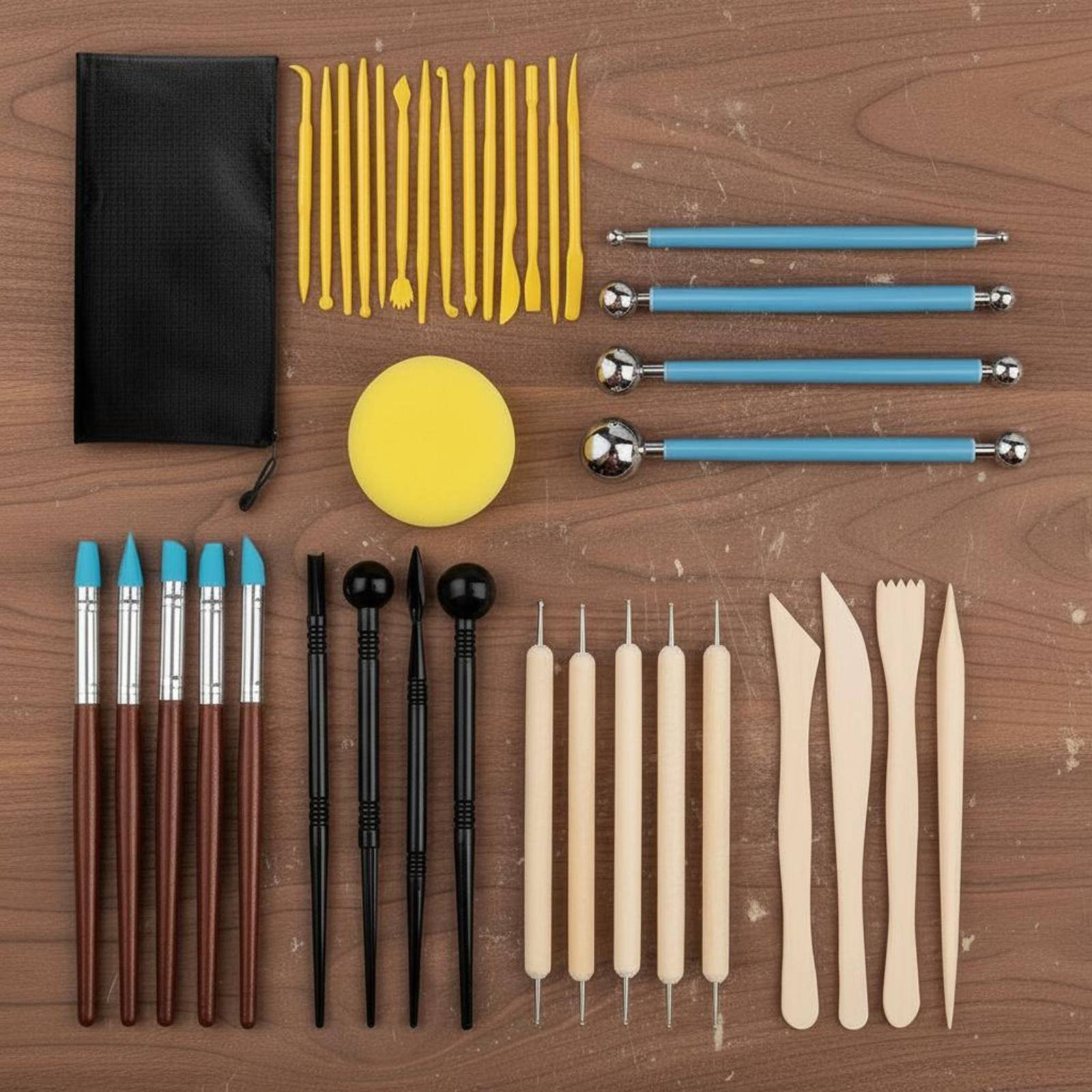 38 Pieces 38 Piece Clay Modeli - Model Kit Tool avaliação e preço