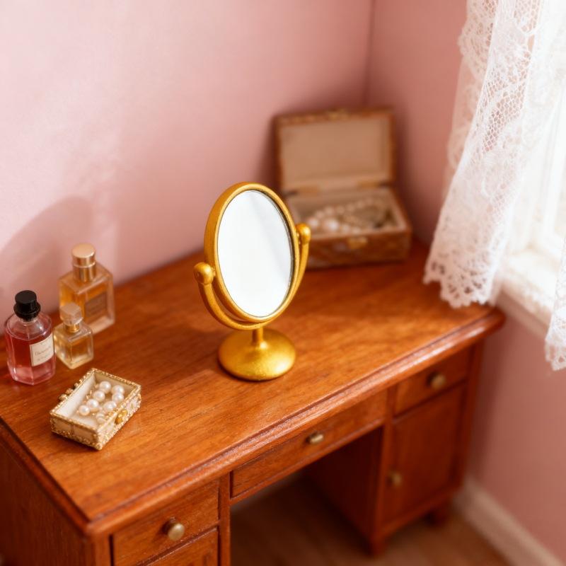 1Pcs Miniature Retro Mirror Dr - Model Kit Vintage avaliação e preço