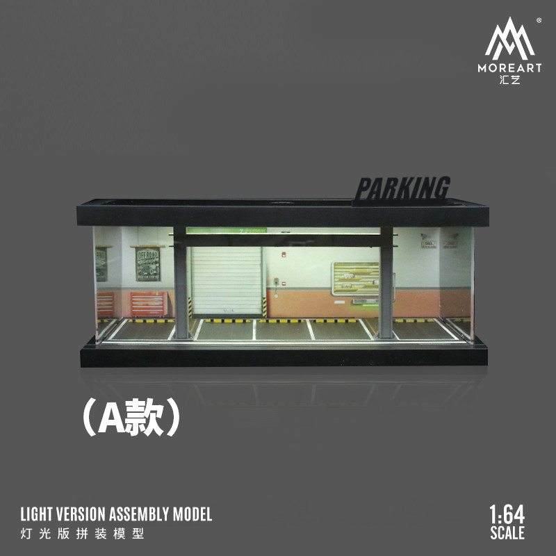 1:64 Four-theme Car Parking Lo - Model Kit Toy avaliação e preço